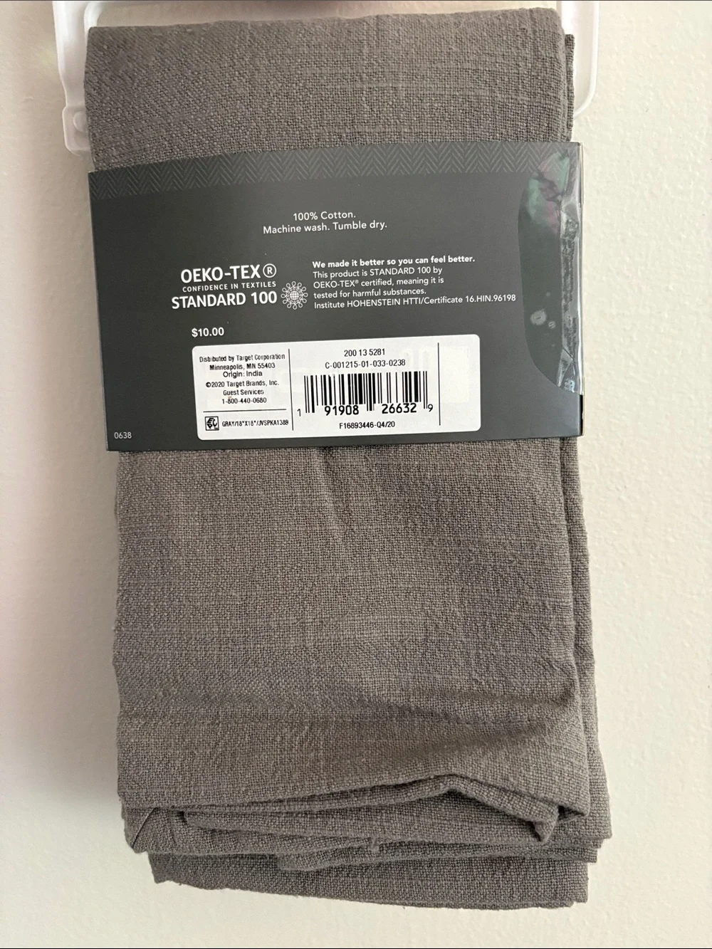 Threshold cotton cloth napkin set